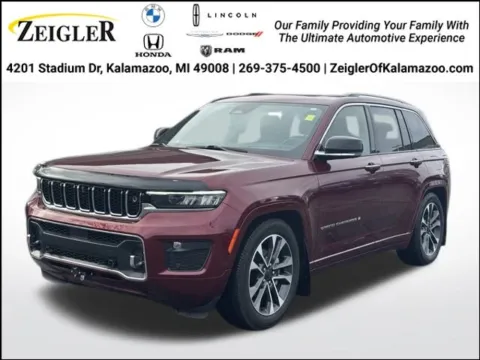 Red 2022 Jeep Grand Cherokee Overland for sale in Kalamazoo, MI
