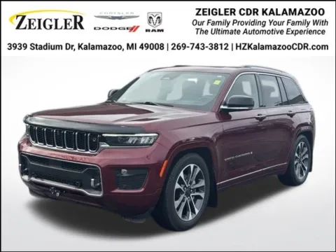 Red 2022 Jeep Grand Cherokee Overland for sale in Kalamazoo, MI