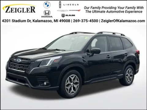 Black 2021 Subaru Forester Premium for sale in Kalamazoo, MI