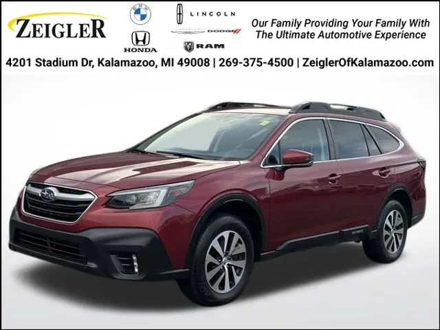 Red 2022 Subaru Outback Premium for sale in Kalamazoo, MI