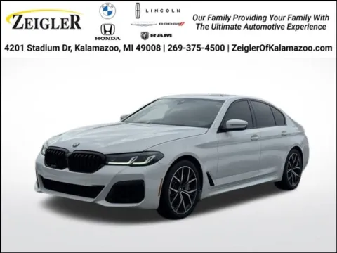 White 2021 BMW 5 Series 540i xDrive for sale in Kalamazoo, MI