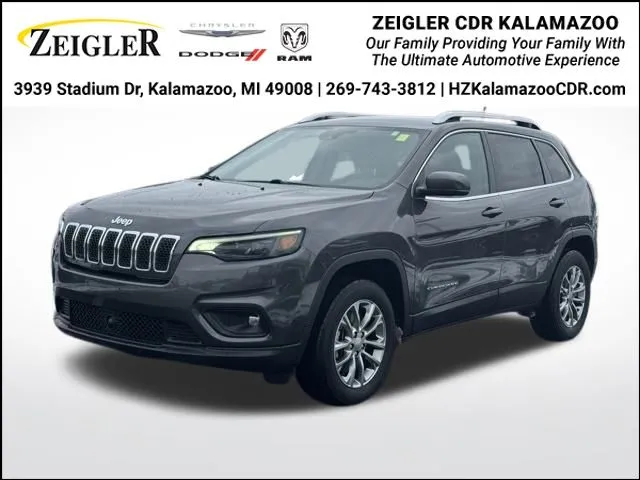 Gray 2021 Jeep Cherokee Latitude Lux for sale in Kalamazoo, MI