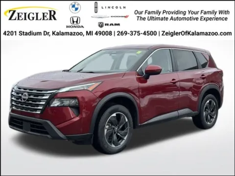 Red 2024 Nissan Rogue SV for sale in Kalamazoo, MI