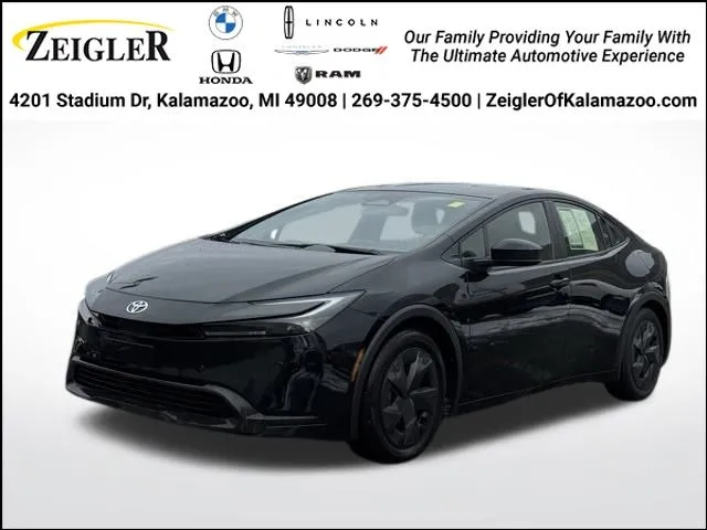 Black 2025 Toyota Prius Limited for sale in Kalamazoo, MI