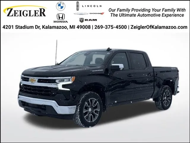 Black 2023 Chevrolet Silverado 1500 LT for sale in Kalamazoo, MI