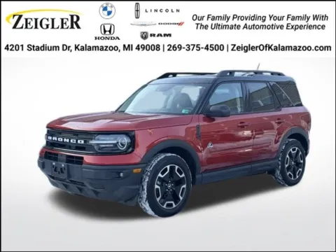 Red 2024 Ford Bronco Sport Outer Banks for sale in Kalamazoo, MI