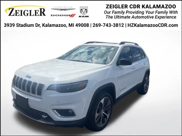 White 2022 Jeep Cherokee Limited for sale in Kalamazoo, MI
