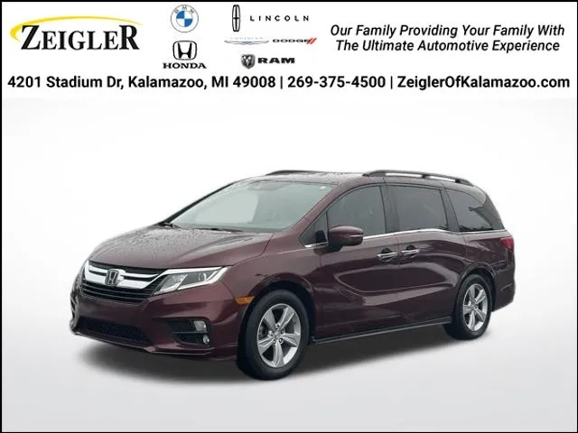 Red 2019 Honda Odyssey EX-L for sale in Kalamazoo, MI