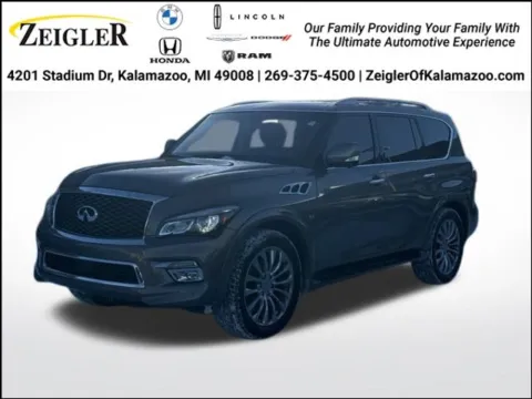 Gray 2016 INFINITI QX80 for sale in Kalamazoo, MI