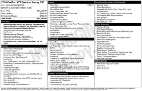 More photos of 2018 Cadillac XT5 Premium Luxury at Zeigler BMW of Kalamazoo, MI