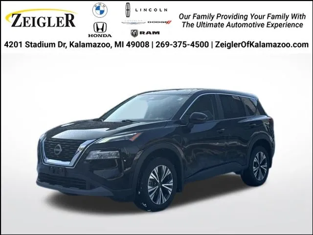 Black 2023 Nissan Rogue SV for sale in Kalamazoo, MI