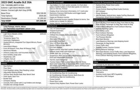 More photos of 2023 GMC Acadia SLE at Zeigler BMW of Kalamazoo, MI