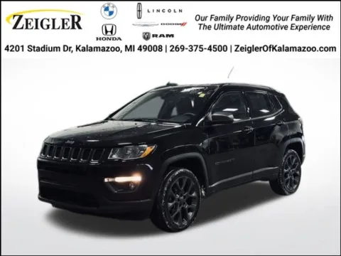 Black 2021 Jeep Compass 80th Special Edition for sale in Kalamazoo, MI