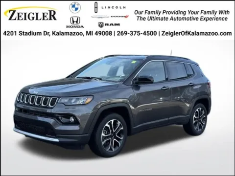 Gray 2023 Jeep Compass Limited for sale in Kalamazoo, MI