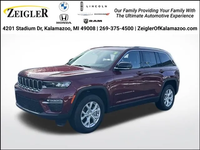 Red 2023 Jeep Grand Cherokee Limited for sale in Kalamazoo, MI
