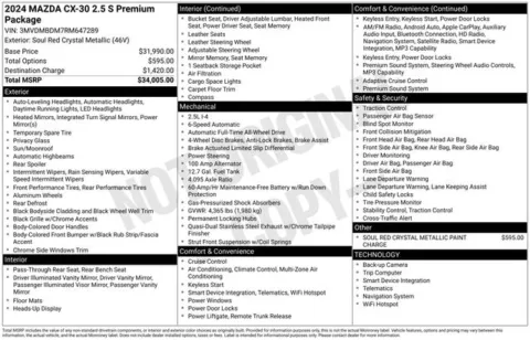 More photos of 2024 Mazda CX-30 2.5 S Premium Package at Zeigler BMW of Kalamazoo, MI