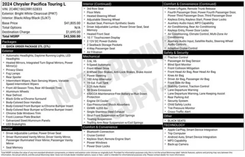 More photos of 2024 Chrysler Pacifica Touring L at Zeigler BMW of Kalamazoo, MI