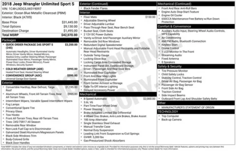 More photos of 2018 Jeep Wrangler Unlimited Sport S at Zeigler BMW of Kalamazoo, MI