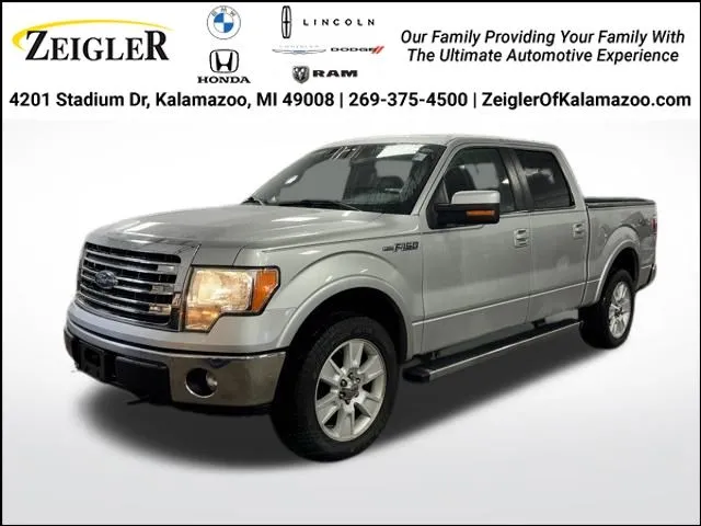 Silver 2013 Ford F-150 Lariat for sale in Kalamazoo, MI