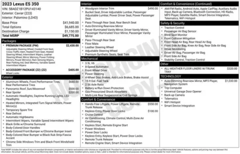 More photos of 2023 Lexus ES 350 at Zeigler BMW of Kalamazoo, MI