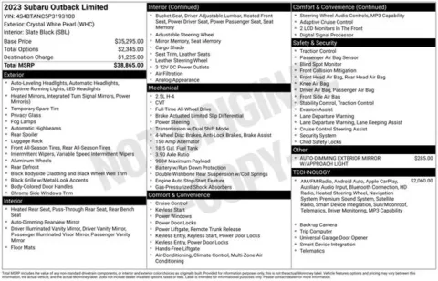 More photos of 2023 Subaru Outback Limited at Zeigler BMW of Kalamazoo, MI