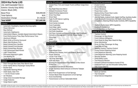 More photos of 2024 Kia Forte LXS at Zeigler BMW of Kalamazoo, MI