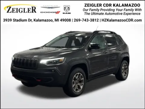 Gray 2022 Jeep Cherokee Trailhawk for sale in Kalamazoo, MI