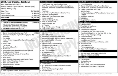 More photos of 2022 Jeep Cherokee Trailhawk at Zeigler BMW of Kalamazoo, MI