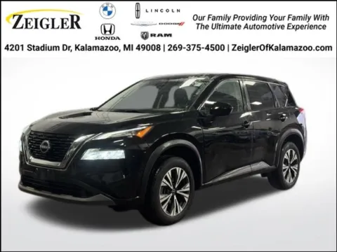 Black 2023 Nissan Rogue SV for sale in Kalamazoo, MI