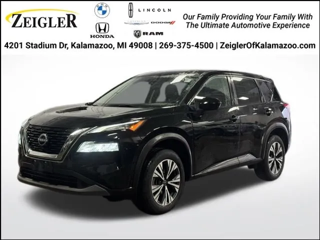 Black 2023 Nissan Rogue SV for sale in Kalamazoo, MI