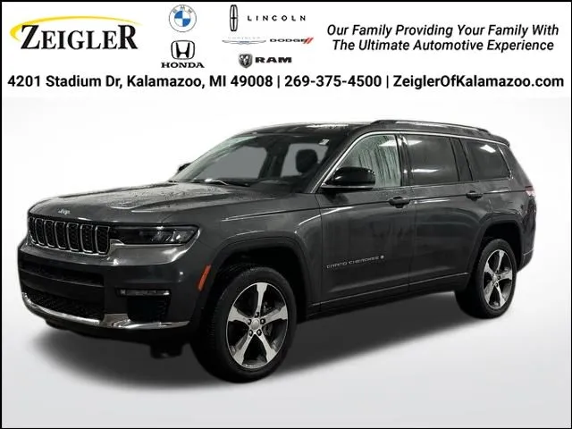 Gray 2023 Jeep Grand Cherokee L Limited for sale in Kalamazoo, MI