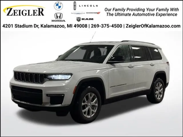 White 2023 Jeep Grand Cherokee L Limited for sale in Kalamazoo, MI