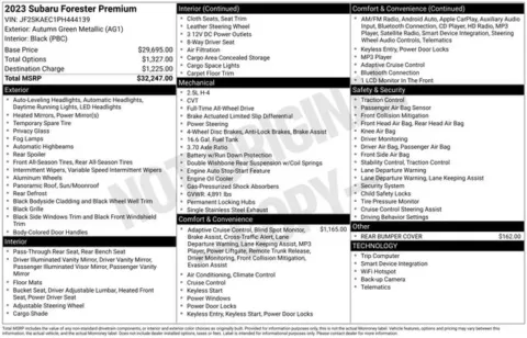 More photos of 2023 Subaru Forester Premium at Zeigler BMW of Kalamazoo, MI