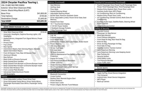 More photos of 2024 Chrysler Pacifica Touring L at Zeigler BMW of Kalamazoo, MI