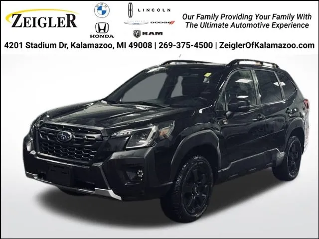 Black 2022 Subaru Forester Wilderness for sale in Kalamazoo, MI