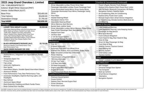 More photos of 2023 Jeep Grand Cherokee L Limited at Zeigler BMW of Kalamazoo, MI