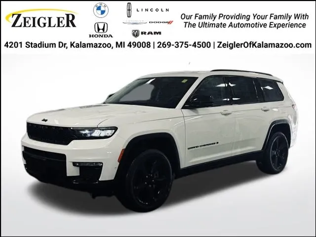 White 2023 Jeep Grand Cherokee L Limited for sale in Kalamazoo, MI