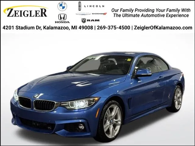 Blue 2018 BMW 4 Series 440i xDrive for sale in Kalamazoo, MI