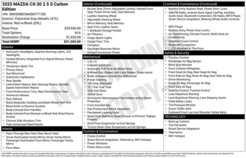 More photos of 2025 Mazda CX-30 2.5 S Carbon Edition at Zeigler BMW of Kalamazoo, MI