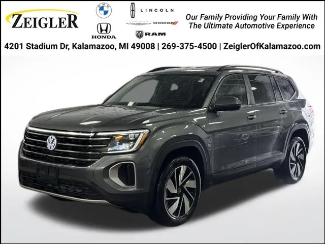 Red 2025 Volkswagen Atlas 2.0T SE w/Technology for sale in Kalamazoo, MI