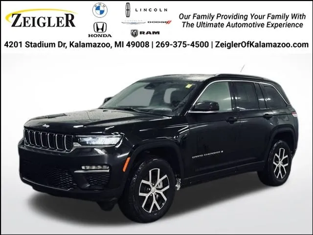 Black 2025 Jeep Grand Cherokee Limited for sale in Kalamazoo, MI