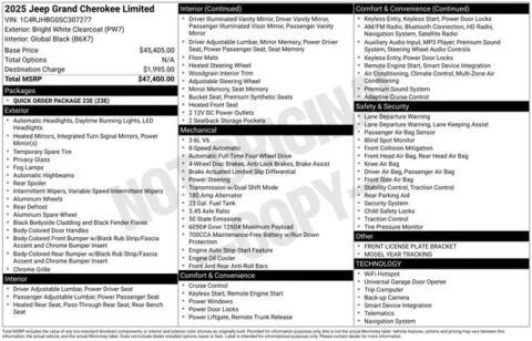 More photos of 2025 Jeep Grand Cherokee Limited at Zeigler BMW of Kalamazoo, MI