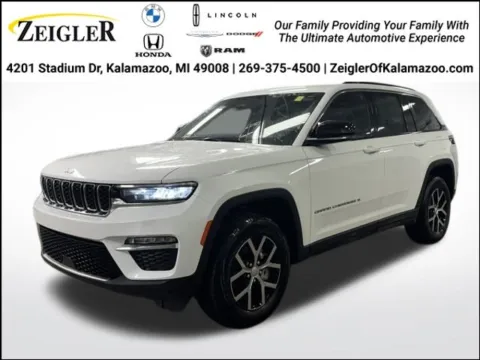 White 2025 Jeep Grand Cherokee Limited for sale in Kalamazoo, MI