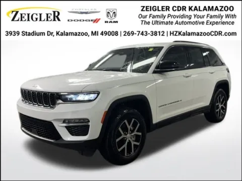 White 2025 Jeep Grand Cherokee Limited for sale in Kalamazoo, MI