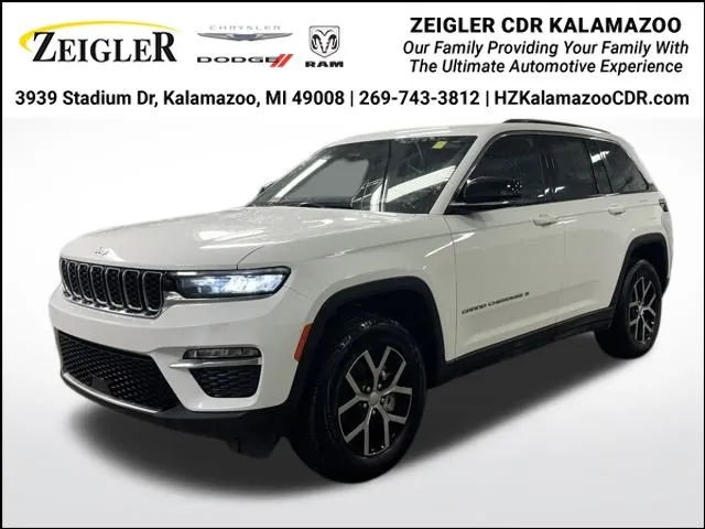 White 2025 Jeep Grand Cherokee Limited for sale in Kalamazoo, MI