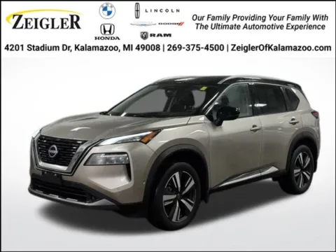 Silver 2023 Nissan Rogue SL for sale in Kalamazoo, MI