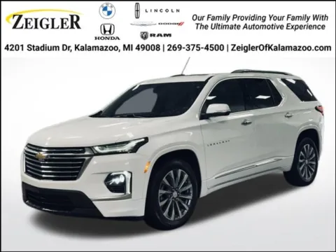 White 2022 Chevrolet Traverse Premier for sale in Kalamazoo, MI