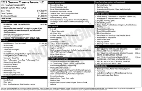 More photos of 2022 Chevrolet Traverse Premier at Zeigler BMW of Kalamazoo, MI