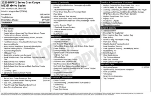 More photos of 2020 BMW 2 Series M235i Gran Coupe xDrive at Zeigler BMW of Kalamazoo, MI