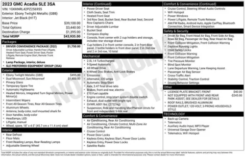 More photos of 2023 GMC Acadia SLE at Zeigler BMW of Kalamazoo, MI